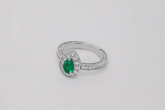 Emerald & Diamond Ring