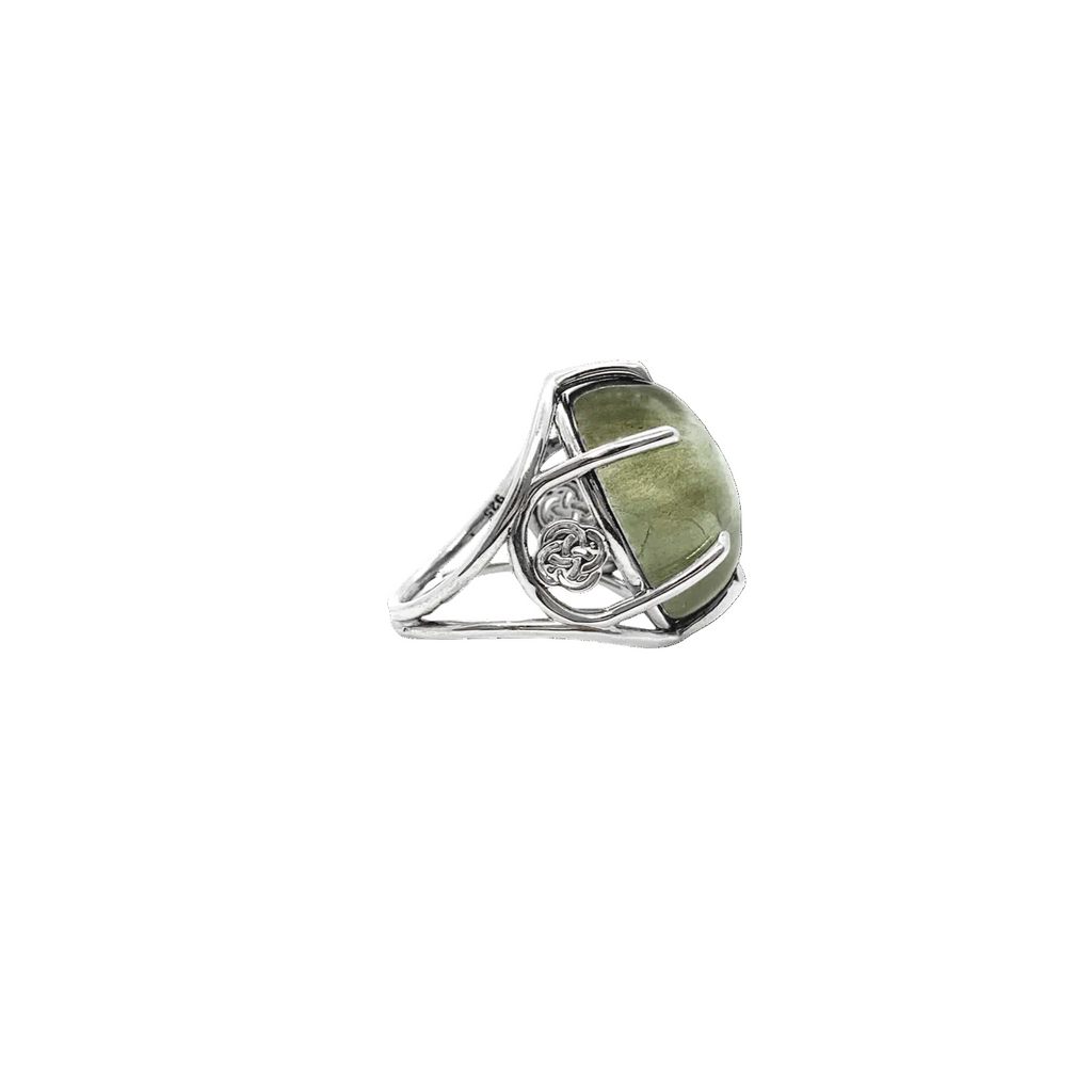 Aquamarine Silver Ring