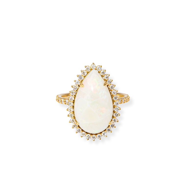 Anillo ópalo