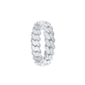 CUBAN SILVER RING