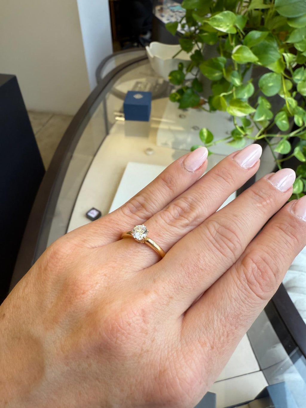 SOLITARY RING 18K
