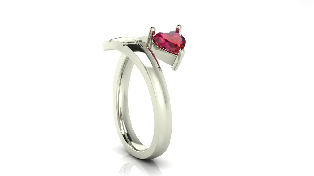 Heart Arrow Ring