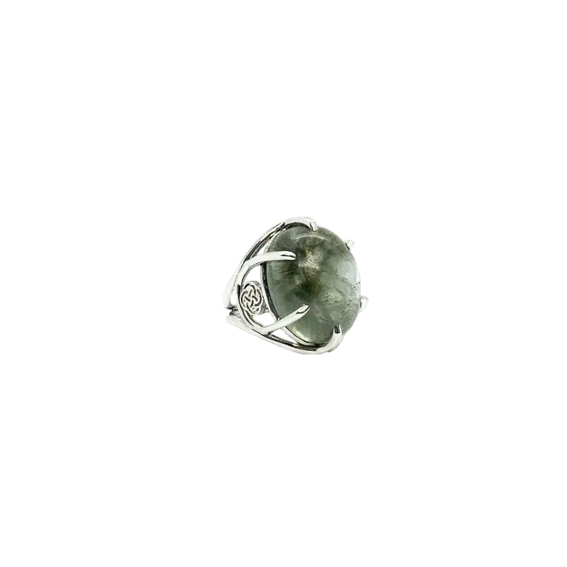 Aquamarine Silver Ring