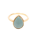 Anillo Aguamarina Oro