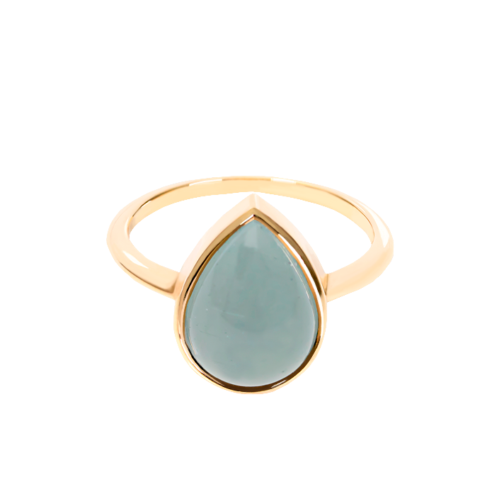 Anillo Aguamarina Oro