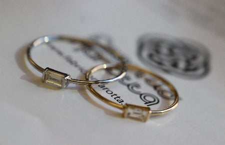 14k Solitaire Diamond Ring
