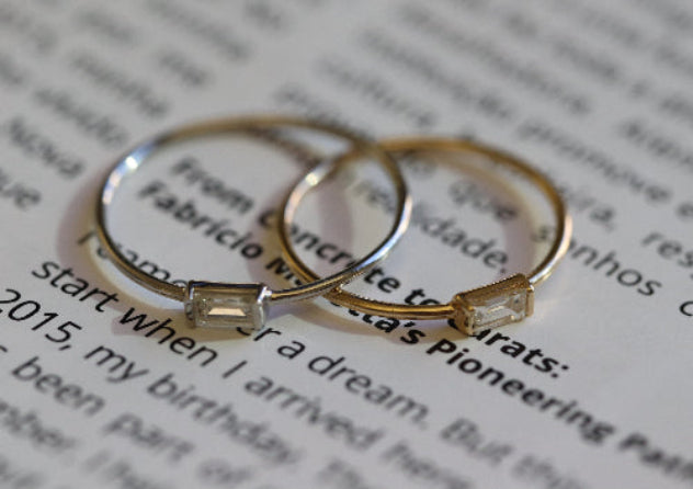 ELEGANCE BAGUETTE RING 14K