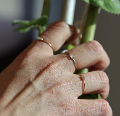 ELEGANCE BAGUETTE RING 14K