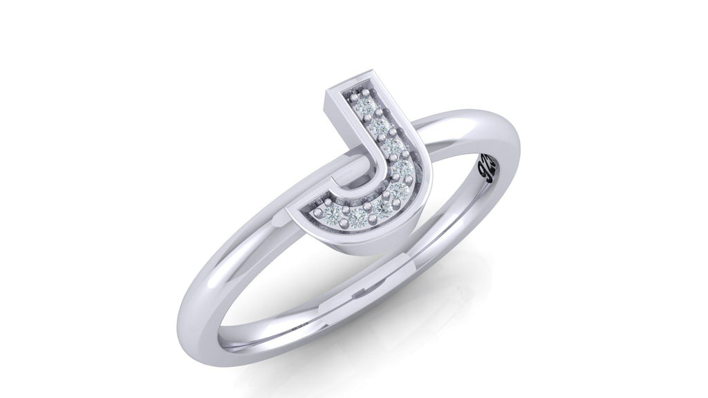 925 SILVER ALPHABET RING