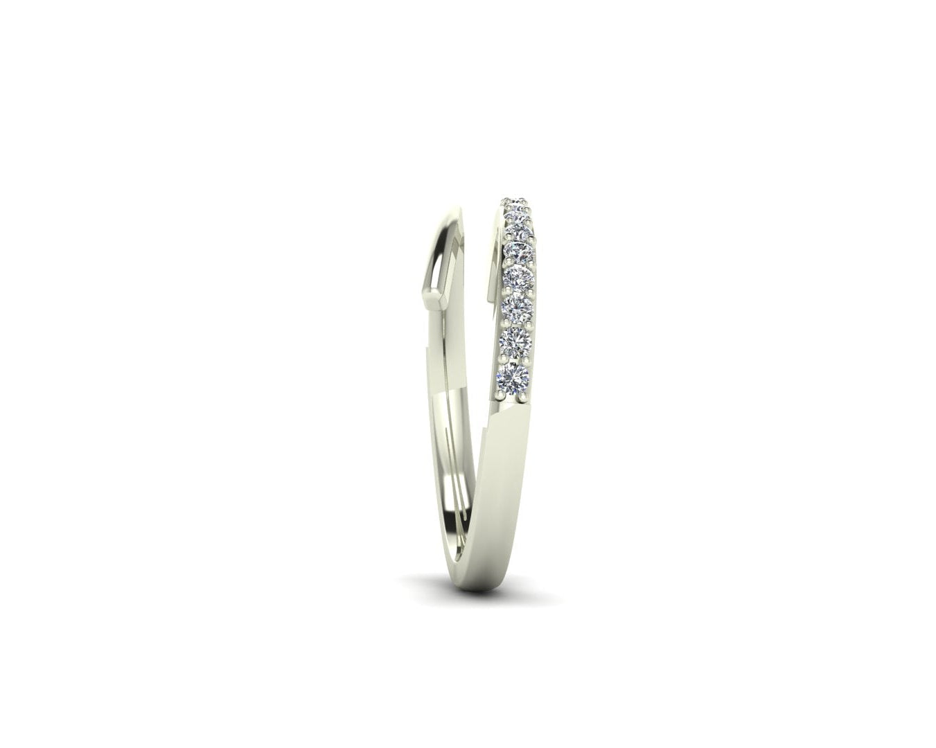 Gold Gradient Diamond Wrap Ring