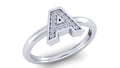 925 SILVER ALPHABET RING