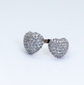 Natural Diamonds 18K White Gold Heart Ring