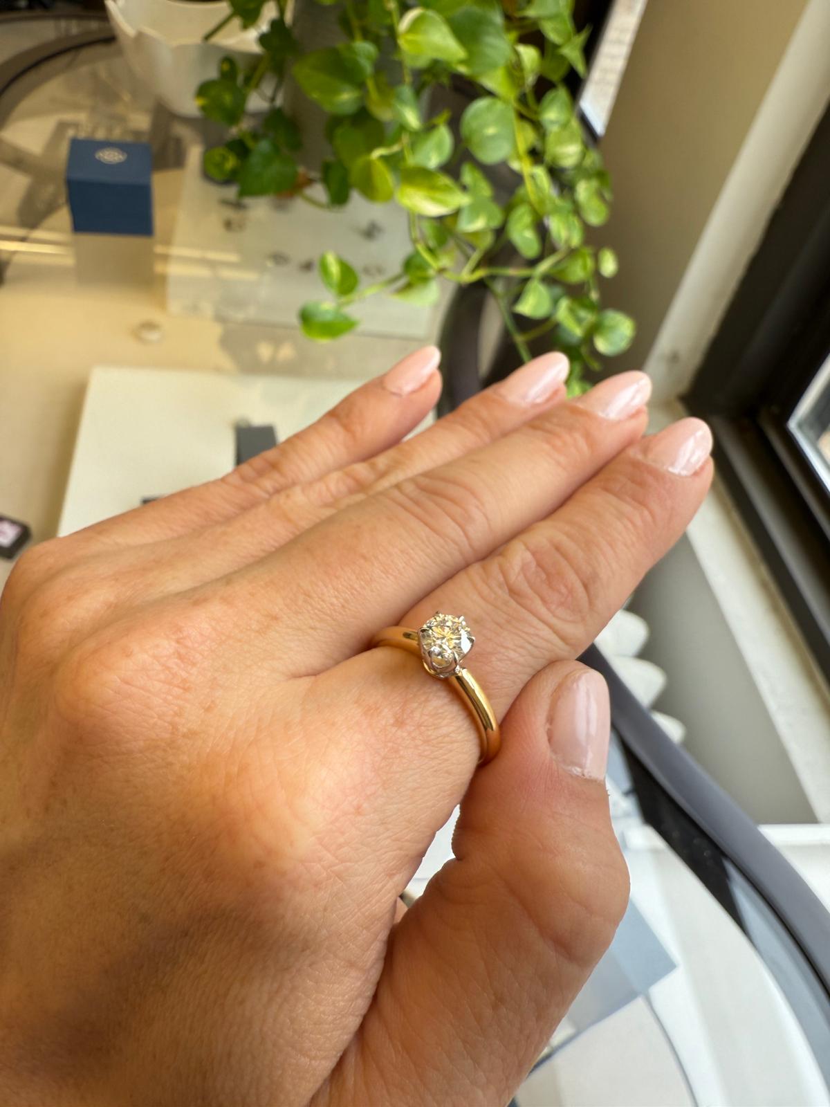 SOLITARY RING 18K