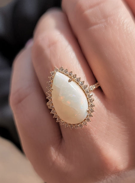 Anillo ópalo
