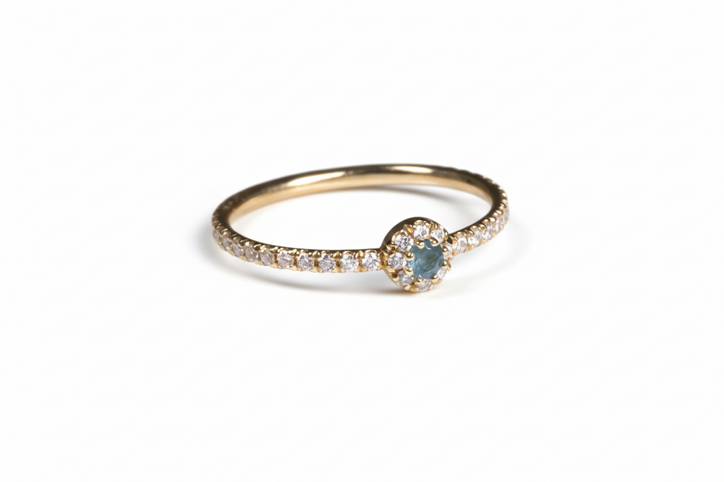 Solitario Turmalina Paraiba