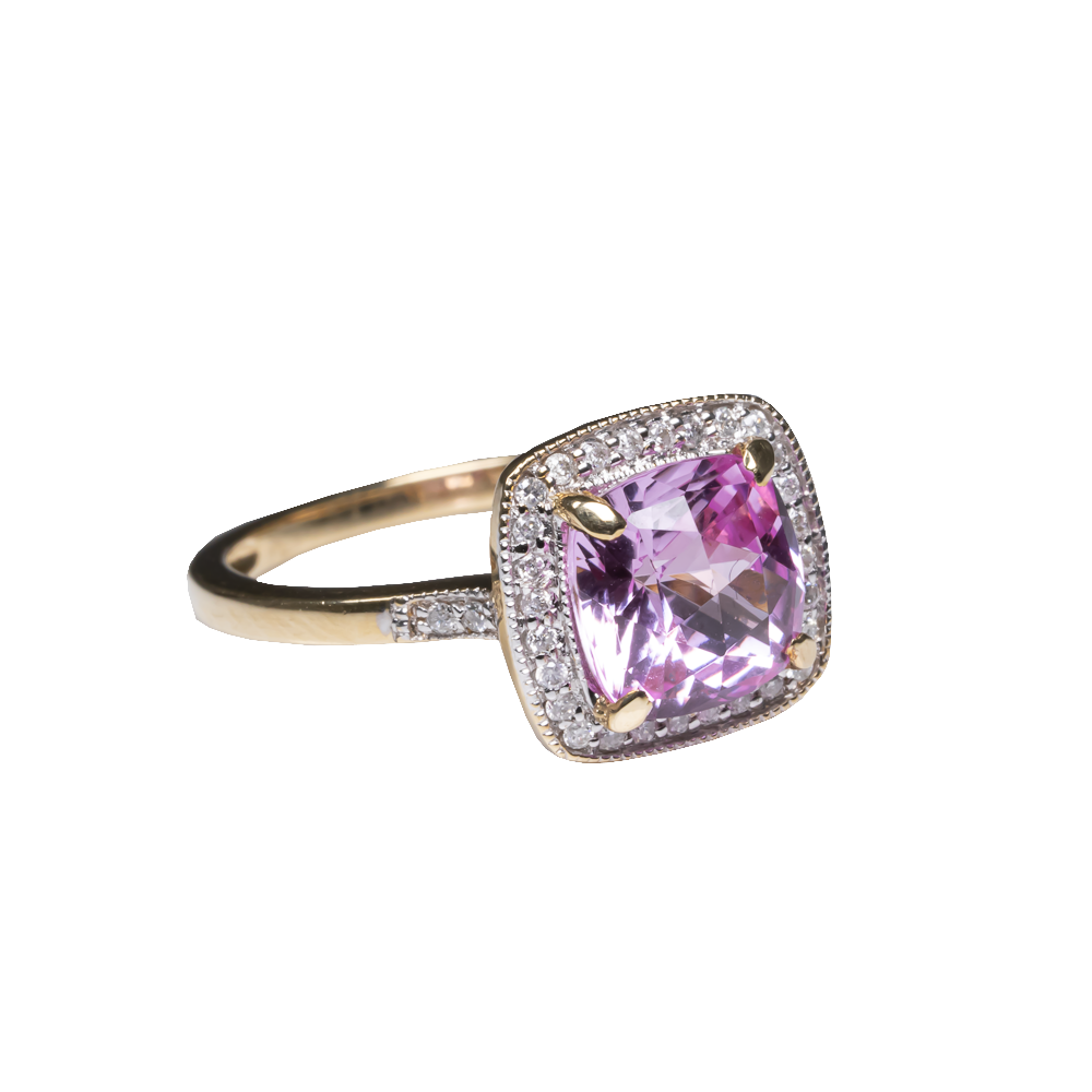 Pink Sapphire Ring