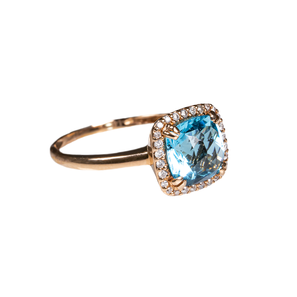 Blue Topaz Ring