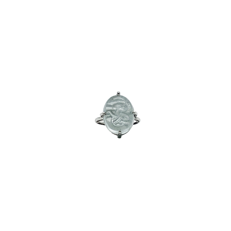 Aquamarine Silver Ring