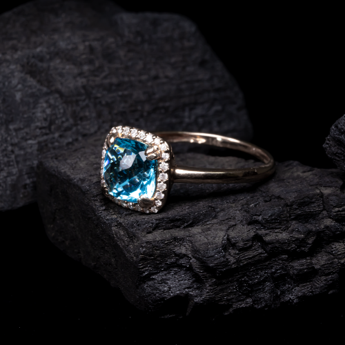 Blue Topaz Ring
