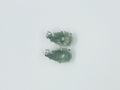 Aquamarine Drop Silver Earring