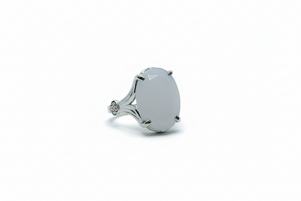 White Quartz Oval
