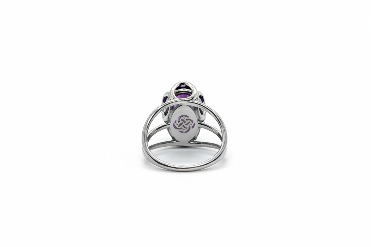 Amethyst Silver Ring
