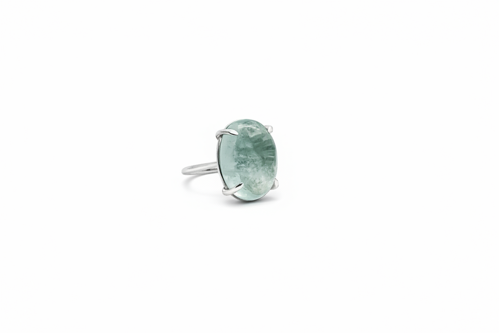 Anillo aguamarina