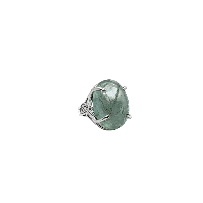 Aquamarine Silver Ring